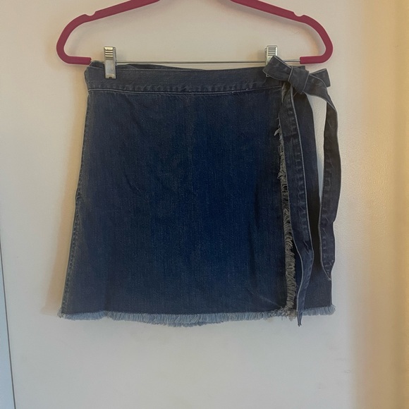 Madewell Wrap Denim Mini - Picture 1 of 2